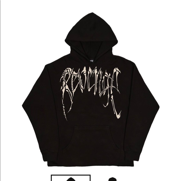 Revenge Clothing Other - Revenge black bones hoodie